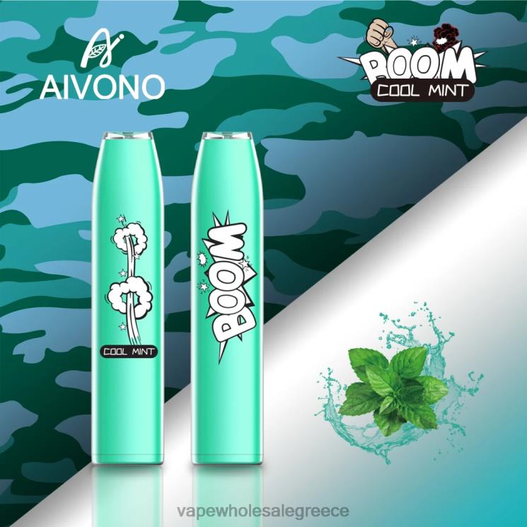 Aivono AIM BOOM 600 δροσερή μέντα 0HT08357 - Ηλεκτρονικό Τσιγάρο Θεσσαλονίκη