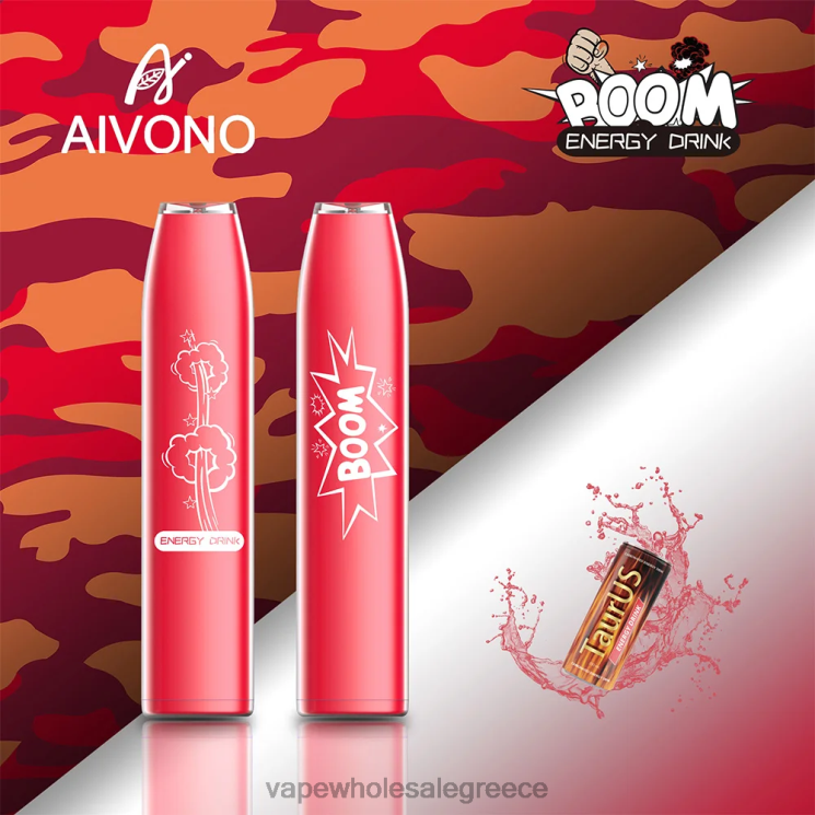 Aivono AIM BOOM 600 ενεργειακό ποτό 0HT08358 - Ηλεκτρονικό Τσιγάρο Σκρουτζ