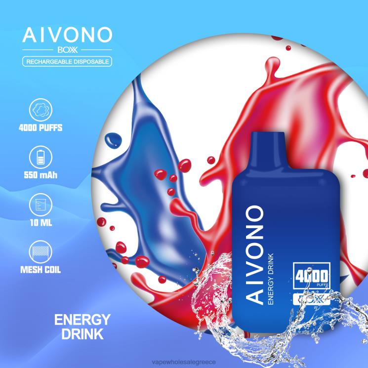 Aivono AIM BOXX 4000 ενεργειακό ποτό 0HT08225 - Ηλεκτρονικο Τσιγαρο Τιμεσ