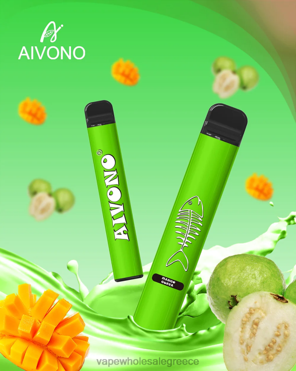 Aivono AIM FISHBONE 600 μάνγκο γκουάβα 0HT08283 - Ηλεκτρονικο Τσιγαρο Στυλο