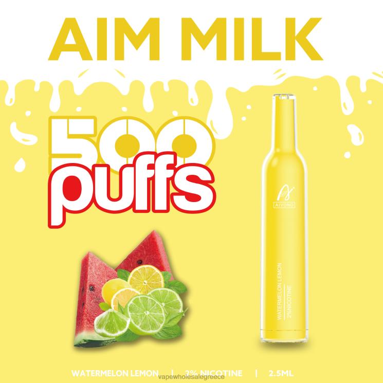 Aivono AIM MILK 500 καρπούζι λεμόνι 0HT08270 - Vape Wholesale Greece