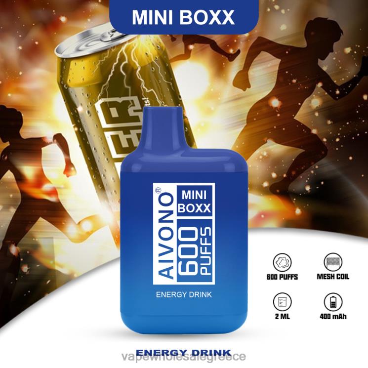 Aivono AIM MINI BOXX 600 ενεργειακό ποτό 0HT08237 - Ηλεκτρονικό Τσιγάρο Θεσσαλονίκη