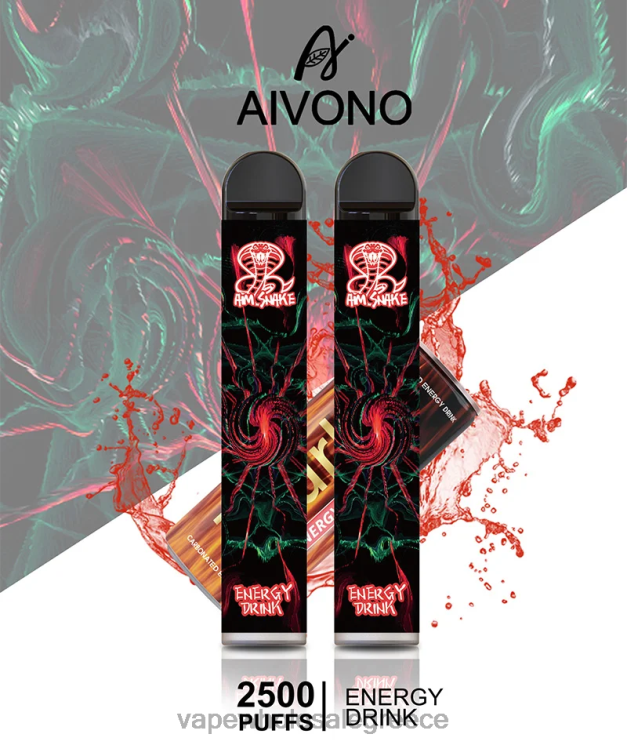 Aivono AIM SNAKE 2500 ενεργειακό ποτό 0HT08305 - Ηλεκτρονικο Τσιγαρο Τιμεσ