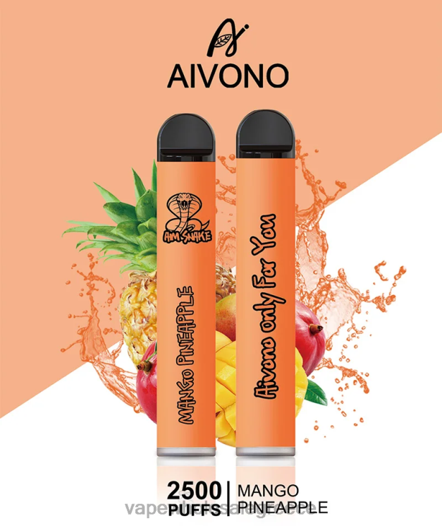 Aivono AIM SNAKE 2500 ανανάς μάνγκο 0HT08310 - Vape Wholesale Greece