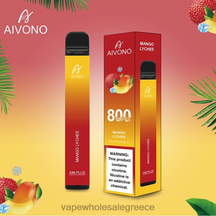 Aivono AIM PLUS 800 μάνγκο λίτσι 0HT08185 - Ηλεκτρονικο Τσιγαρο Τιμεσ