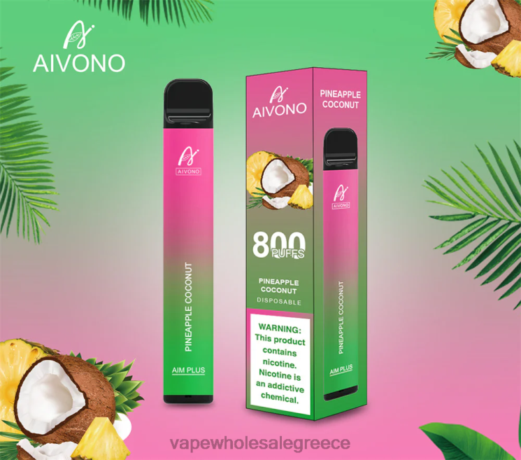 Aivono AIM PLUS 800 ανανά καρύδα 0HT08200 - Vape Wholesale Greece