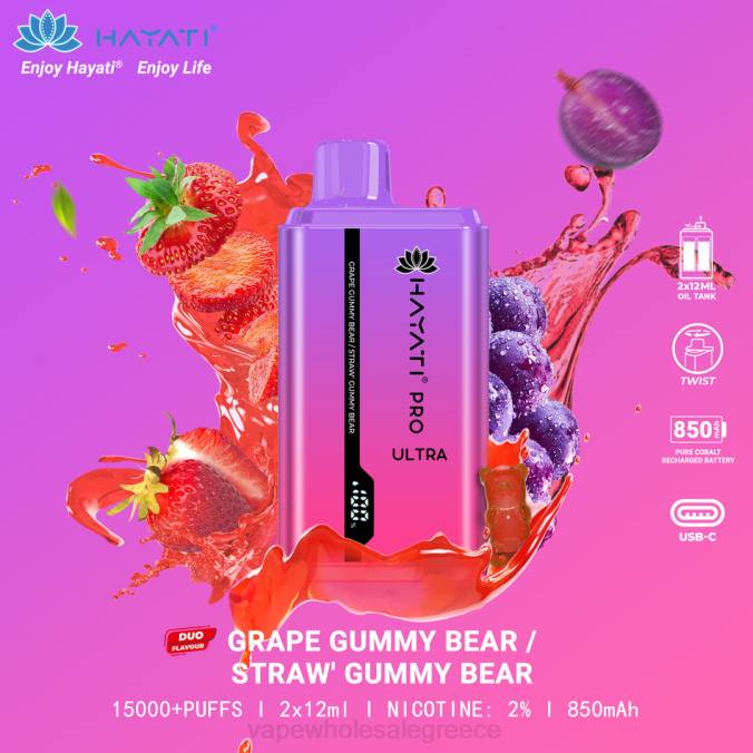 σταφύλι gummy bear/φράουλα gummy bear