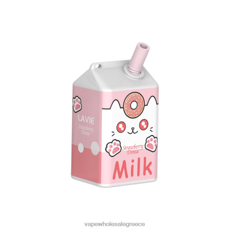 LAVIE MILK 7000 ρουφηξιές ντόνατ φράουλα TBJ06177 - Ηλεκτρονικό Τσιγάρο Θεσσαλονίκη