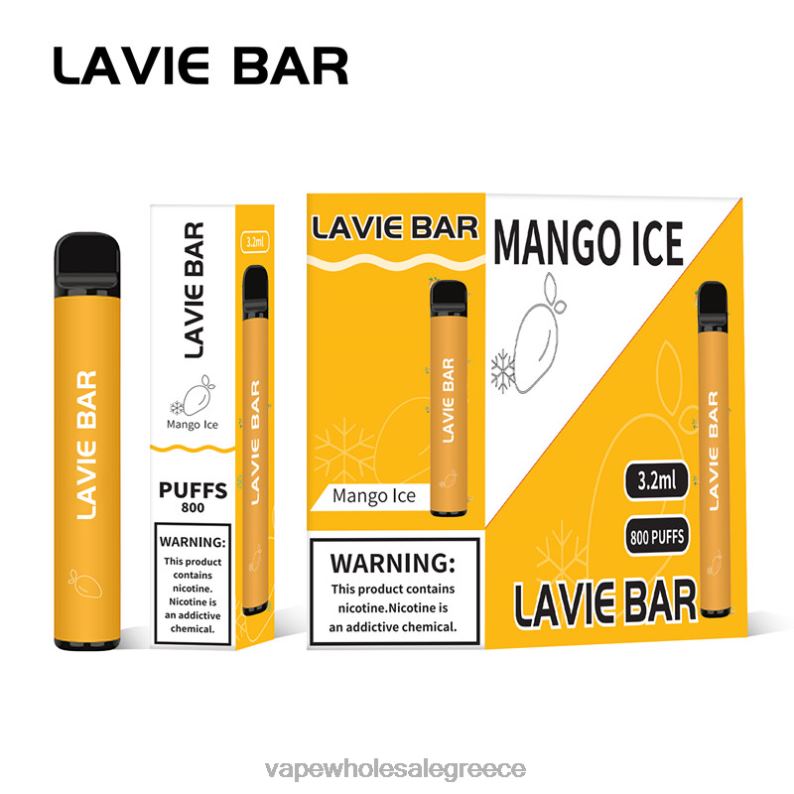 LAVIE BAR 800 ρουφηξιές πάγος μάνγκο TBJ06309 - Vape Ελλαδα