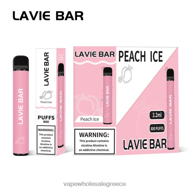 LAVIE BAR 800 ρουφηξιές πάγος ροδάκινου TBJ06314 - Ηλεκτρονικο Τσιγαρο Επιπτωσεισ