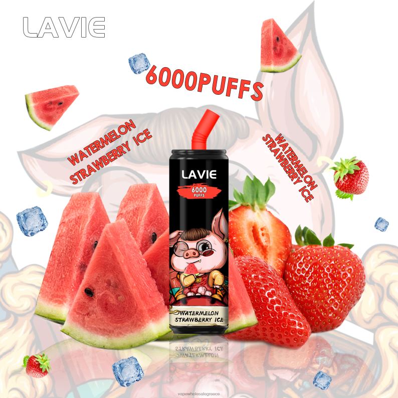 LAVIE Coke BAR 6000 ρουφηξιές πάγος φράουλα καρπούζι TBJ06267 - Ηλεκτρονικό Τσιγάρο Θεσσαλονίκη