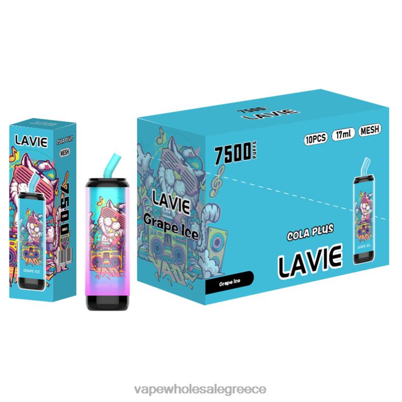 LAVIE Cola Plus 7500 ρουφηξιές πάγος σταφυλιού TBJ06254 - Ηλεκτρονικο Τσιγαρο Επιπτωσεισ