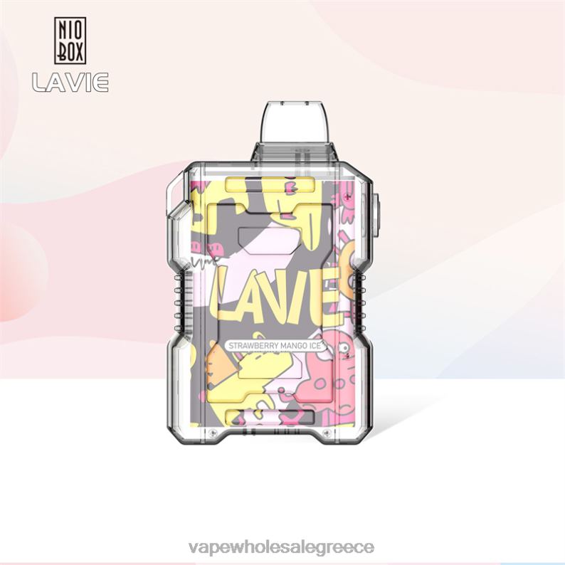 LAVIE NIO BOX 9000 ρουφηξιές πάγος μάνγκο φράουλα TBJ06190 - Vape Wholesale Greece