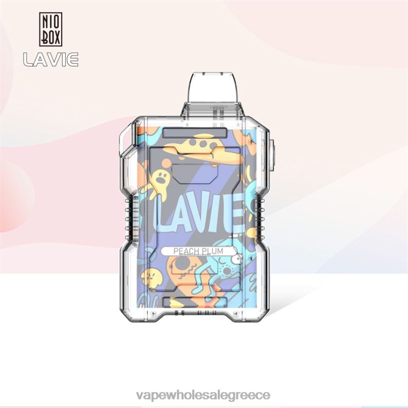 LAVIE NIO BOX 9000 ρουφηξιές ροδάκινο δαμάσκηνο TBJ06198 - Ηλεκτρονικό Τσιγάρο Σκρουτζ