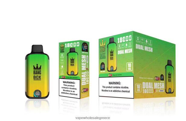 Bang Box 18000 ρουφηξιές μάνγκο ροδάκινο καρπούζι 4848R089 - Ηλεκτρονικο Τσιγαρο Χωρισ Πισσα Και Νικοτινη