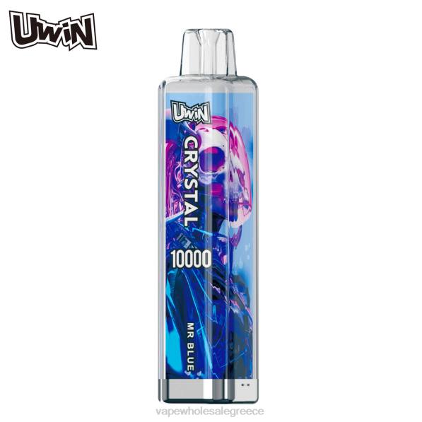 UWIN CRYSTAL 10000 ατμούς μιας χρήσης κύριε μπλε X28215 - Ηλεκτρονικο Τσιγαρο Τιμεσ