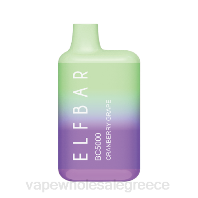 vape wholesale Greece | J064300 σταφύλι cranberry ELFBAR BC5000