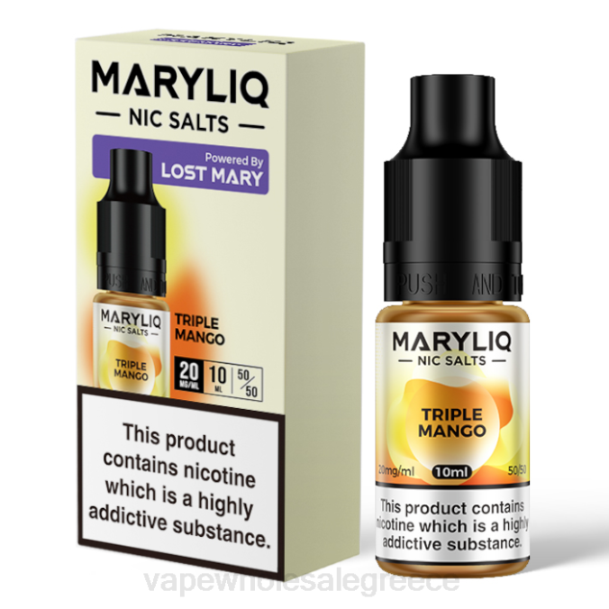 vape ελλαδα | J064459 τριπλό μάνγκο LOST MARY MARYLIQ άλατα nic - 10ml - 20mg