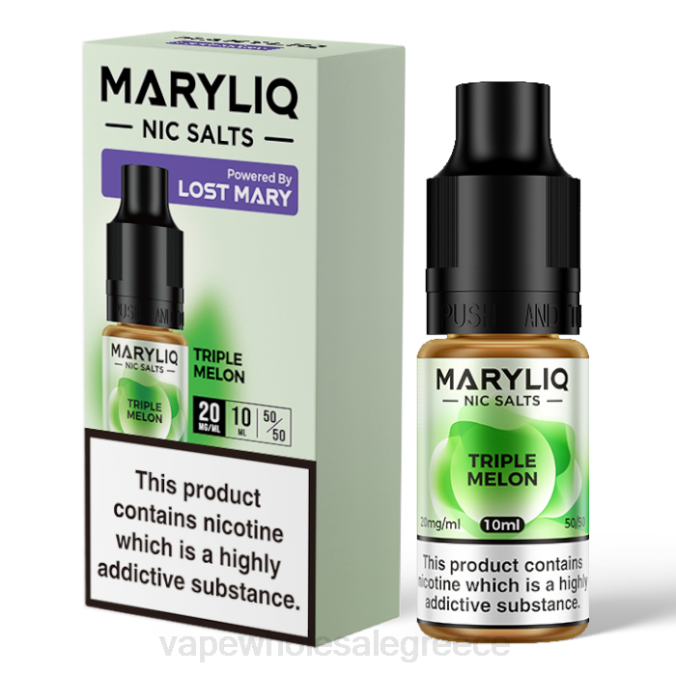 vape wholesale Greece | J064460 τριπλό πεπόνι LOST MARY MARYLIQ άλατα nic - 10ml - 20mg