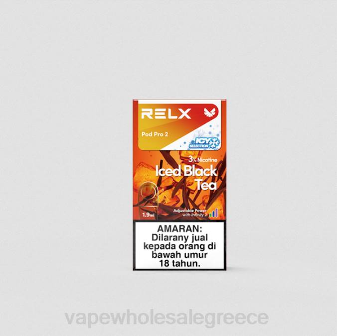 vape ελλαδα | J064249 παγωμένο μαύρο τσάι RELX Pod Pro 2