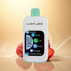 AirFuze Smart 30000 Puffs Φράουλα Καλοκαιρινή με Οθόνη Αφής και Τύπος-C