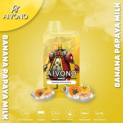 Aivono AIM MAGIC 5800 κουτί τσιγάρο γάλα παπάγια μπανάνα 0HT0894 - Ηλεκτρονικο Τσιγαρο Επιπτωσεισ