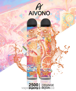 Aivono AIM SNAKE 2500 πορτοκαλί σόδα 0HT08314 - Ηλεκτρονικο Τσιγαρο Επιπτωσεισ