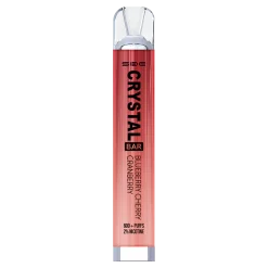 ηλεκτρονικό τσιγάρο σκρουτζ | J064268 βακκίνιο κεράσι κράνμπερι SKE Crystal Bar ατμού μίας χρήσης 600 ρουφηξιές