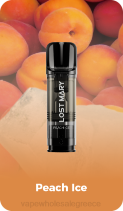 ηλεκτρονικό τσιγάρο σκρουτζ | J064428 πάγος ροδάκινου LOST MARY Tappo προγεμισμένα ανταλλακτικά δοχεία