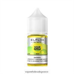 ELFBAR ELFLIQ NIC αλάτι 30ml ξινή μήλο P0268J28 Ηλεκτρονικό Τσιγάρο Σκρουτζ