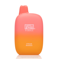 FLUM PEBBLES 6000 ρουφηξιές άχυρο μάνγκο 8H6H43 - Ηλεκτρονικο Τσιγαρο Στυλο