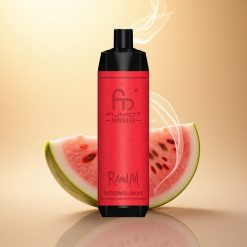 RandM Fumot Shisha 10000 Puffs Καρπούζι Πάγος με Ηλεκτρονικό Έλεγχο και Τύπο-C