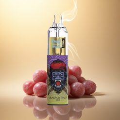 RandM Fumot Tornado 7000 Puffs Μαύρο Κουμπούρι Πάγος Τύπος-C Ροή