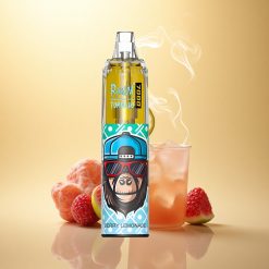 RandM Fumot Tornado 7000 Puffs Μούρο Λεμονάδα Μετάλλειο Πλέγμα