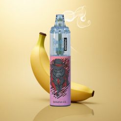 RandM Fumot Tornado 7000 Puffs Μπανάνα Πάγος Μετάλλιο Σπείρα