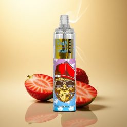 RandM Fumot Tornado 7000 Puffs Φράουλα Κίβη Μεσάνη Διευθυνόμενη Ακτίνα