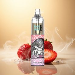 RandM Fumot Tornado 7000 Puffs Φράουλα Πάγος με Πλέγμα και Ρυθμιζόμενο Αέρα