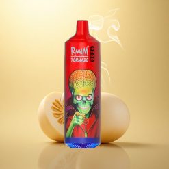 RandM Fumot Tornado 9000 Puffs Έσπερος Κρύσταλλο με Πλέγμα και Οθόνη RGB