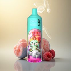 RandM Fumot Tornado 9000 Puffs Γαλάζια Ξινή Σμέουρα με Δικτυωτό Πηνίο και 18 mL Αέριο