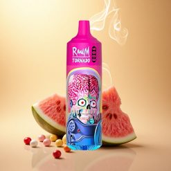 RandM Fumot Tornado 9000 Puffs Καρπούζι Σκιτλς Μεσαίος Σπείρα Πανίσχυρη Μπαταρία