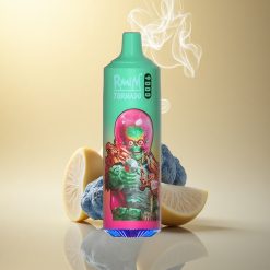 RandM Fumot Tornado 9000 Puffs Κυανό Βαθύ Κους με Πλέγμα και 54 Γεύσεις