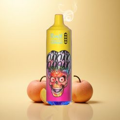 RandM Fumot Tornado 9000 Puffs Ροδάκινο Μάνγκο Ανανάς με Πλέγμα Οθόνη RGB