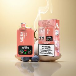 Razz Bar 40000 Puffs Μπλε Βατόμουρο Πάγος Αγάπη 66 Οθόνη Ισχύος 1.0Ω 2 Πλέγμα Πηνίο