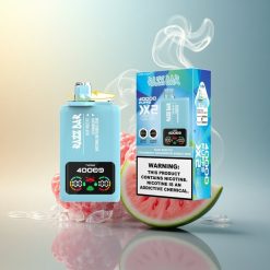 Razz Bar 40000 Puffs Μπλε Ραζ Πάγος-Φράουλα Καρπούζι Τσίχλα με Οθόνη Ισχύος και Διπλό Πλέγμα