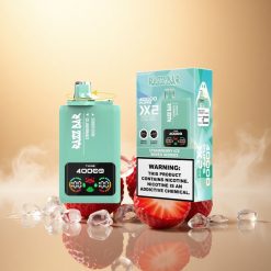 Razz Bar 40000 Puffs Φράουλα Πάγος - Μικτά Μούρα με Οθόνη Ισχύος και Διπλό Πλέγμα