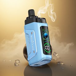 Razz Bar 45000 Puffs Μέλας Δράκων Πάγος με Ρυθμιζόμενη Ροή και Πλέγμα