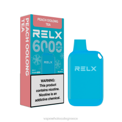 RELX Crush Pocket 6000 παγωμένα τσάι oolong ροδάκινο 406L10 - Vape Wholesale Greece