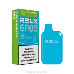 RELX Crush Pocket 6000 παγωμένα τσάι tieguanyin 406L22 - Ηλεκτρονικο Τσιγαρο Μιασ Χρησησ Περιπτερα