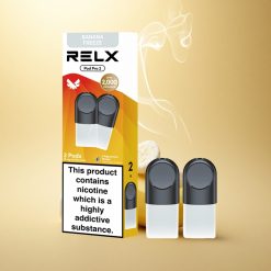 Relx Pod Pro 2 Vape Device Γλυκό-Μπανάνα Παγωτό 18mg/ml 1.9ml 3 Ρυθμίσεις Τάσης