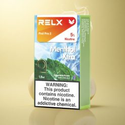 Relx Pod Pro 2 Vape Device Μενθόλη Έξτρα 50mg/ml με 1.9ml και 3 λειτουργίες τάσης